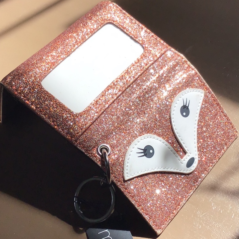 Sparkly Minicci Wallet with Keyring - Picture 1 of 6